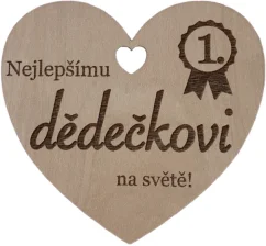 Srdíčko do kytice dědečkovi