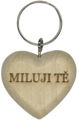 Přívěsek srdíčko - Miluji Tě