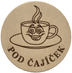 Podtácek kulatý - pod čajíček