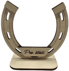 Podkova pro štěstí - na podstavci