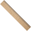 Dřevěné pravítko 25 cm Dřevěné pravítko 25 cm