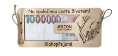 Přání novomanželům #2 - Milion korun