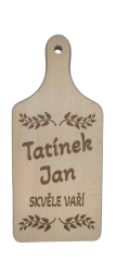 Dekorativní prkénko tatínkovi se jménem