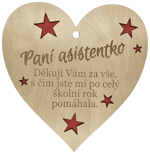 Srdíčko Paní asistentce