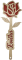 Růže se jménem - červená