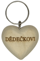 Přívěsek srdíčko - Dědečkovi
