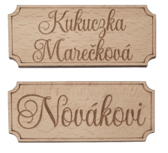 Cedulka na dveře