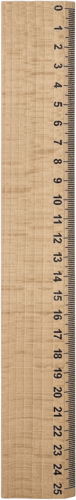 Dřevěné pravítko 25 cm