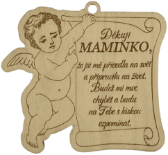 Smuteční andílek - mamince