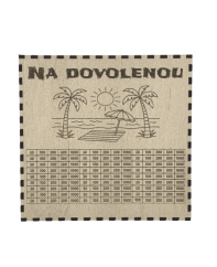 Škrtací pokladnička - Na dovolenou