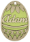 Velikonoční vajíčko zelené se jménem