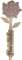 Růže paní učitelce - fialová