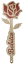 Růže babičce - červená