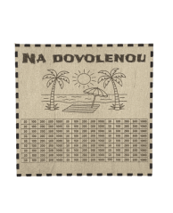 Škrtací pokladnička - Na dovolenou