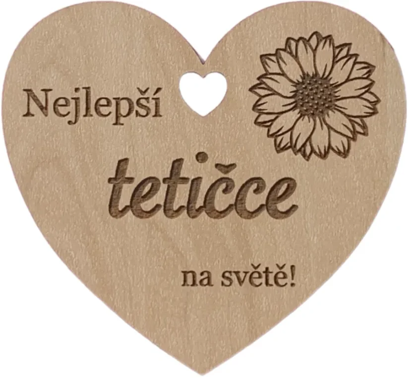 Srdíčko do kytice tetičce