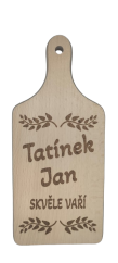 Dekorativní prkénko tatínkovi se jménem