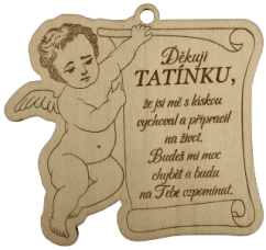 Smuteční andílek - tatínkovi