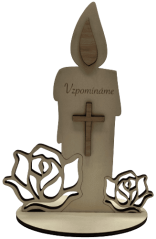 Svícen na podstavci - dvouvrstvá