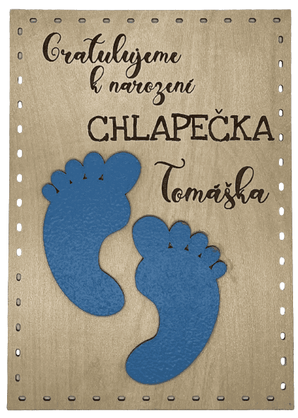 Pozornost pro miminko se jménem - chlapeček