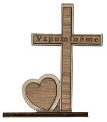 Kříž na podstavci vzpomínáme - mini