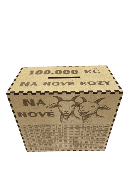 Škrtací pokladnička - Na nové kozy