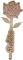 Růže se jménem - růžová