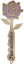 Růže paní asistentce - fialová
