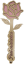Růže paní asistentce - růžová