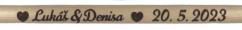 svatební tužka