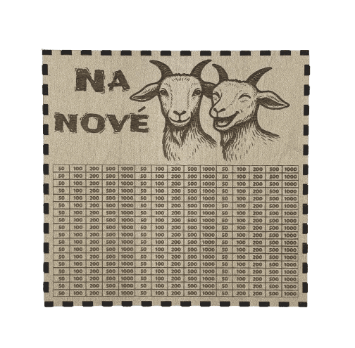 Škrtací pokladnička - Na nové kozy