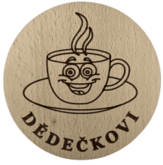Podtácek dědečkovi - káva