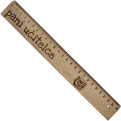 Pravítko 25 cm - paní učitelce