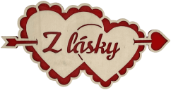 Valentýnská srdce se šípem - Z lásky