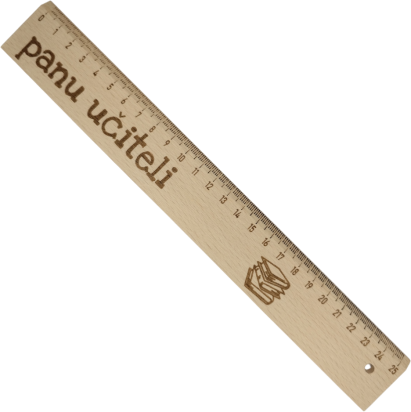 Pravítko 25 cm - panu učiteli