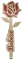 Růže babičce - červená