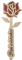 Růže paní asistentce - červená