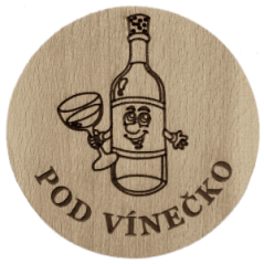 Podtácek kulatý - pod vínečko
