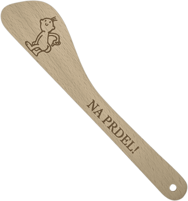 Dekorativní vařečka - Na prdel!