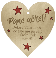 Srdíčko Panu učiteli