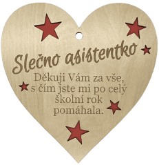 Srdíčko Slečně asistentce Srdíčko Slečně asistentce