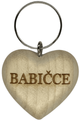 Přívěsek srdíčko - Babičce