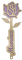 Růže mamince - fialová