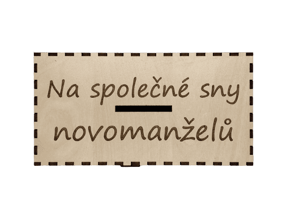 Pokladnička pro novomanželé 2