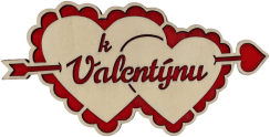 Valentýnská srdce se šípem - K Valentýnu