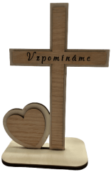 Kříž na podstavci vzpomínáme - malý