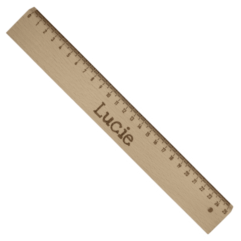 Pravítko 25 cm se jménem