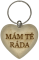 Přívěsek srdíčko - Mám Tě ráda