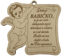 Smuteční andílek - babičce