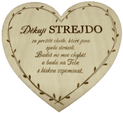 Smuteční srdíčko strejdovi