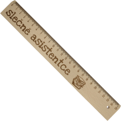 Pravítko 25 cm - slečně asistentce